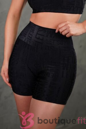 Shorts Fitness Velvet Preto