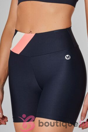 Shorts Tricolor Motion Preto