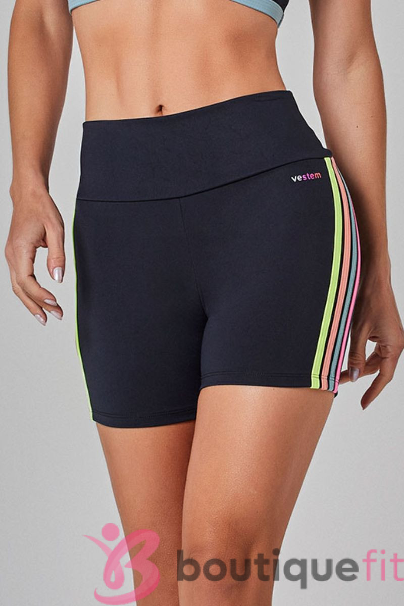 Shorts Fitness Aviator Preto