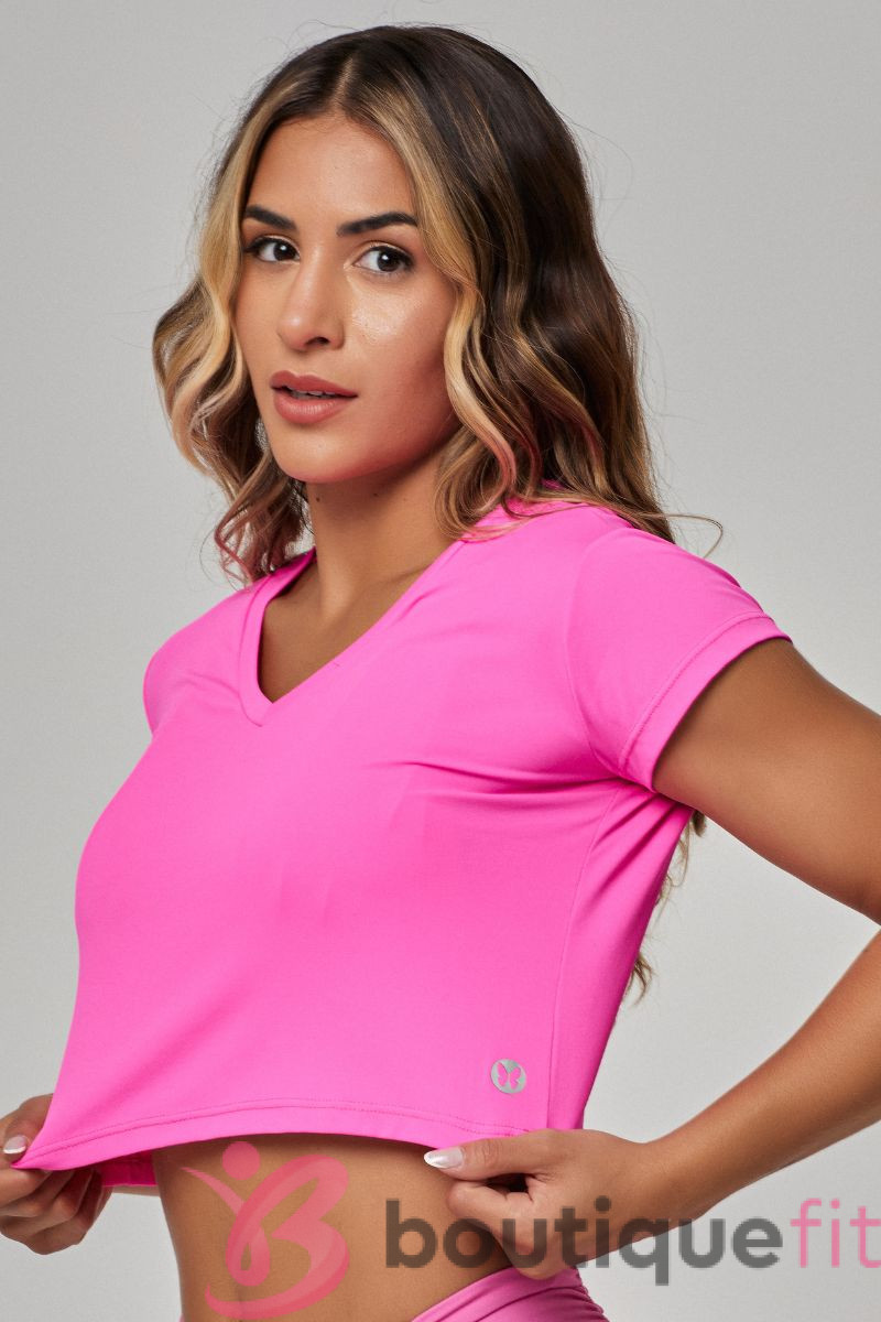 Blusa Manga Curta Ambar