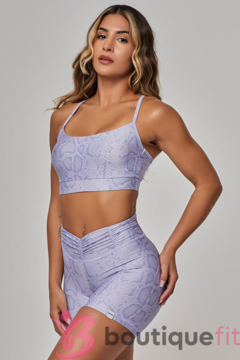 Conjunto Fitness Medusa Lilás