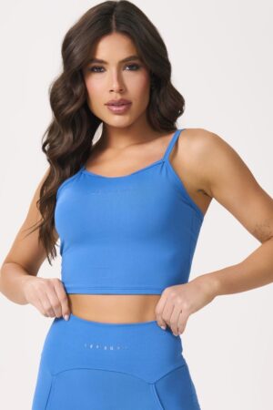 Cropped Fitness Form Azul