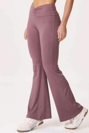 Calça Flare Lush Bordo
