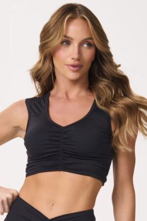 Cropped Lush Preto