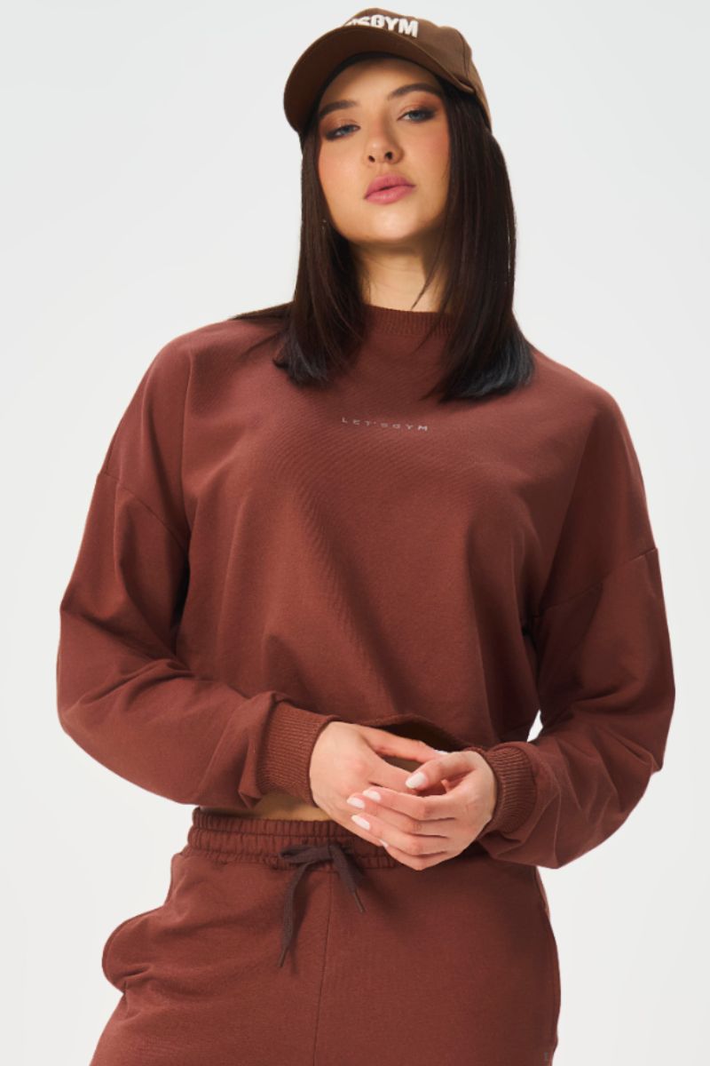 Blusa Moletom Urban Marrom